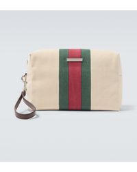 Gucci - Positano Small Canvas Pouch - Lyst