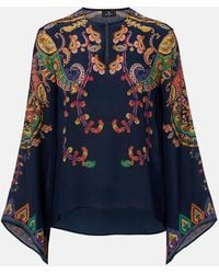 Etro - Paisley Printed Silk Blouse - Lyst
