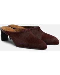 KHAITE - Colt Calf Hair Mules - Lyst
