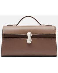 SAVETTE - Symmetry Leather Top-Handle Bag - Lyst