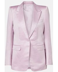Tom Ford - Blazer Aus Baumwolle Und Seide - Lyst