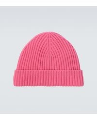 Umit Benan - Paradiso Ribbed-Knit Cashmere Beanie - Lyst