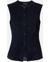 Stouls - Casino Suede Vest - Lyst