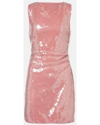 STAUD - Eton Sequined Minidress - Lyst