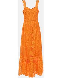 FARM Rio - Guipure Lace Maxi Dress - Lyst