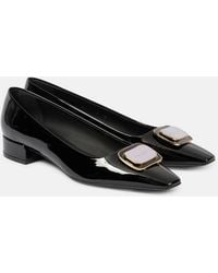 Ferragamo - Ballerinas Venera Aus Leder - Lyst