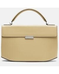 TOTEME - Box Small Leather Top-Handle Bag - Lyst