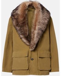 Nili Lotan - Ronay Shearling-Trimmed Cotton Parka - Lyst
