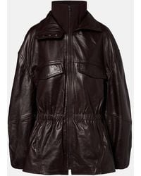 Frankie Shop - Carnaby Leather Jacket - Lyst
