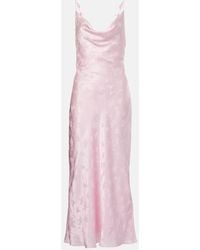 ROTATE BIRGER CHRISTENSEN - Bridal Silk Satin Midi Dress - Lyst