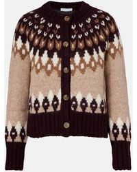 Veronica Beard - Christina Fair Isle Alpaca-Blend Cardigan - Lyst