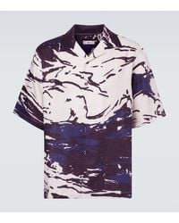 Commas - Printed Linen Bowling Shirt - Lyst