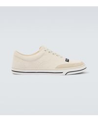Dolce & Gabbana - Suede-Trimmed Sneakers - Lyst