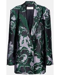 Dries Van Noten - Printed Blazer - Lyst