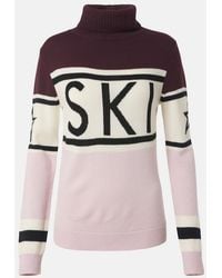 Perfect Moment - Schild Intarsia Wool Turtleneck Sweater - Lyst