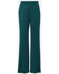 JOSEPH - Morissey Mid-Rise Wool Straight Pants - Lyst