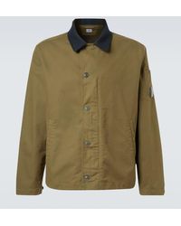 C.P. Company - Lens Cotton-Blend Overshirt - Lyst