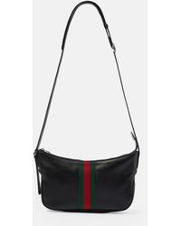 Gucci - Lunetta Small Leather Crossbody Bag - Lyst