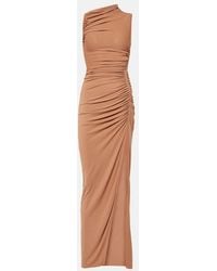 Rick Owens - Svita Ruched Jersey Gown - Lyst