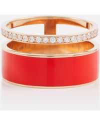 Repossi - Berbere Chromatic Rose Gold Ring With Diamonds - Lyst