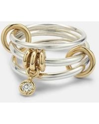 Spinelli Kilcollin - Piera 925 Sterling And 18Kt Ring With Diamond - Lyst