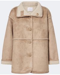 Velvet - Shona Teddy-Trimmed Jacket - Lyst