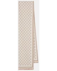 Gucci - Gg Wool-Blend Jacquard Scarf - Lyst