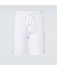 Vilebrequin - Baie Mid-Length Linen Shorts - Lyst