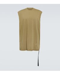 Rick Owens - Tarp Cotton Jersey T-Shirt - Lyst