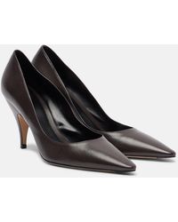 The Row - Liisa 80 Leather Pumps - Lyst