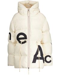 Acne Studios Esclusiva Mytheresa - Piumino con logo - Neutro