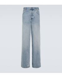 Valentino - High-Rise Straight Jeans - Lyst