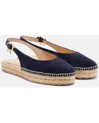 Gianvito Rossi - Paz Suede Slingback Espadrilles - Lyst