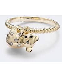 Yvonne Léon - Koala 9Kt Ring With Diamonds - Lyst