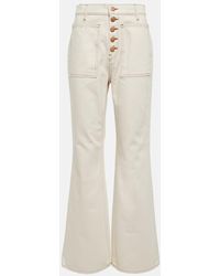 Ulla Johnson - High-Rise Flared Jeans Lou - Lyst