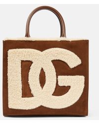 Dolce & Gabbana - Borsa DG Daily Mini in suede - Lyst