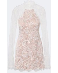 retroféte - Gilana Lace Mini Dress - Lyst