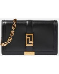 Versace - Greca Goddess Leather Shoulder Bag - Lyst