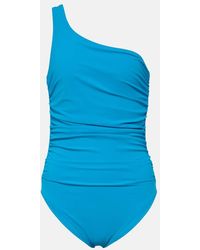 Karla Colletto - Basics One-shoulder Ruched Swimsuit - Lyst