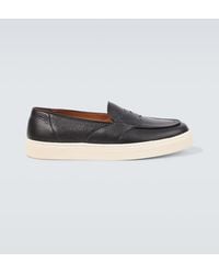 George Cleverley - Joey Ii Leather Penny Loafers - Lyst