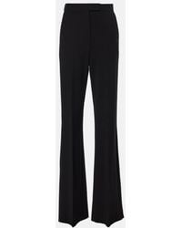 Max Mara - Norcia Pleated Jersey Straight Pants - Lyst