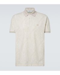 Etro - Paisley Cotton Polo Shirt - Lyst