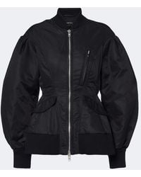 Simone Rocha - Padded Satin Bomber Jacket - Lyst