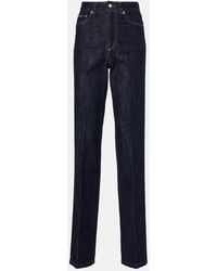 Dolce & Gabbana - High-Rise Straight Jeans - Lyst