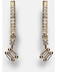 Suzanne Kalan - 18Kt Drop Earrings With Diamonds - Lyst
