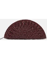 The Row - Sunset Woven Leather Clutch - Lyst
