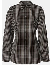 Rohe - Checked Cotton Shirt - Lyst