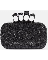 McQueen - Schlagringclutch Mit Schädel - Lyst