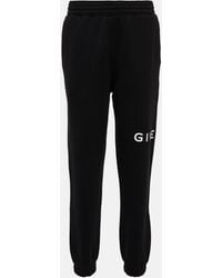 Givenchy - Logo Cotton Jersey Sweatpants - Lyst