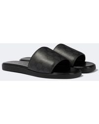 Gucci - Gg Canvas Slides - Lyst